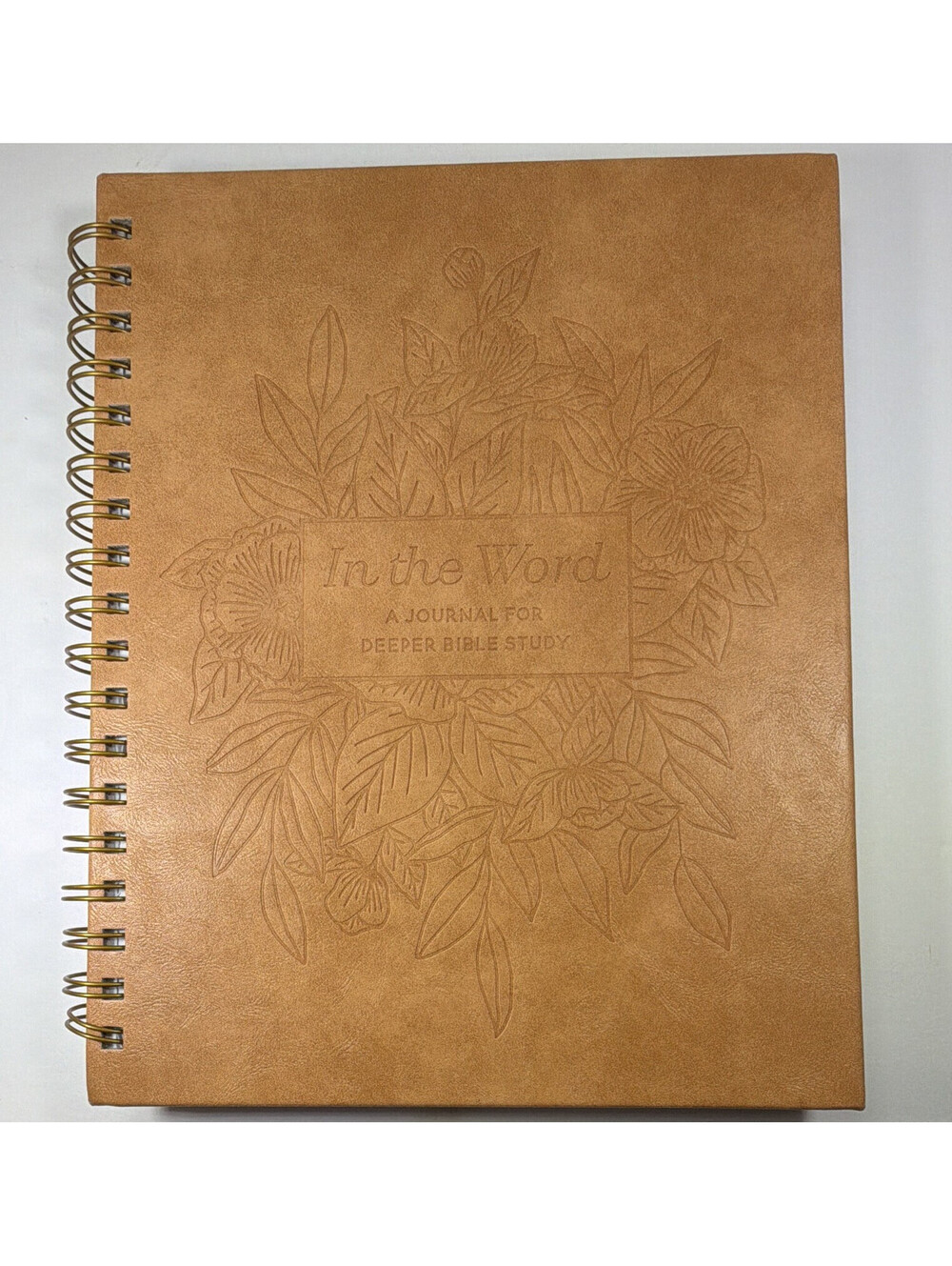 ⁠The Daily Grace Co In The Word Journal Leatherette Floral Deeper Bible Study.